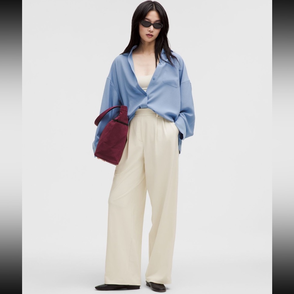 Lululemon Daydrift High-Rise Trouser in Light Ivory